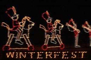 Winterfest Christmas lights