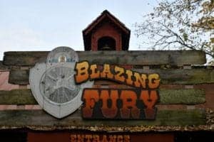Blazing Fury ride at Dollywood